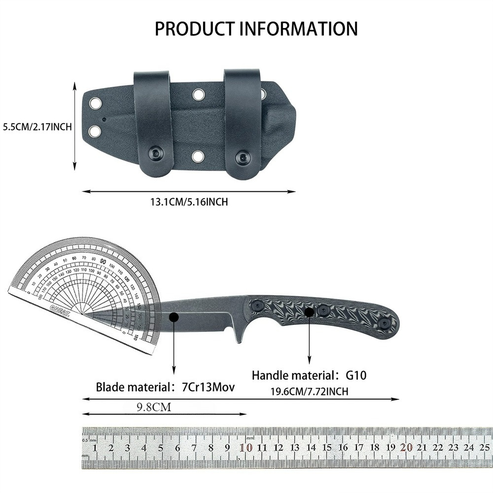 Edc Carry Fixed Blade - Ножи с фиксированным клинком Full Tang,