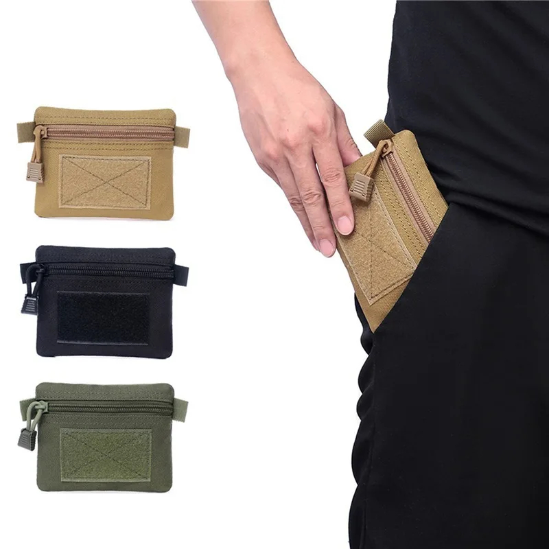 Edc Concealed Carry - Водонепроницаемый походный EDC-кошелек Molle с застежкой-молнией,