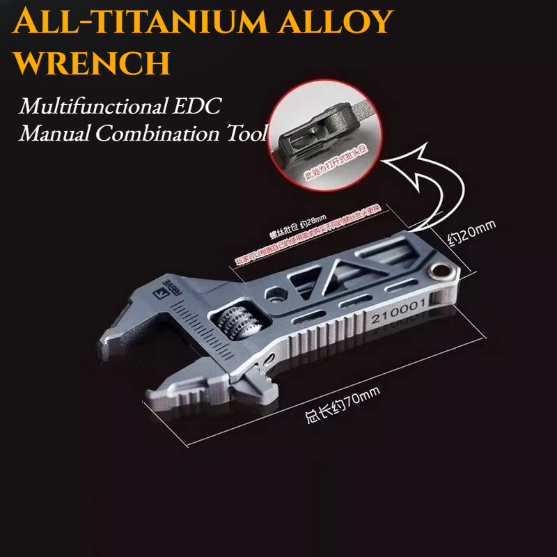 Edc Carry All - Многофункциональный инструмент из титанового сплава TC4: