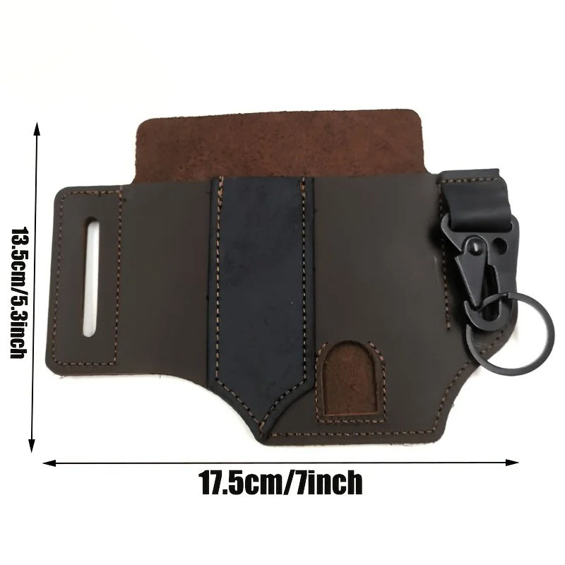 Чехол для мультитула из искусс – обзор и цена Leather Edc. Carry Pouch